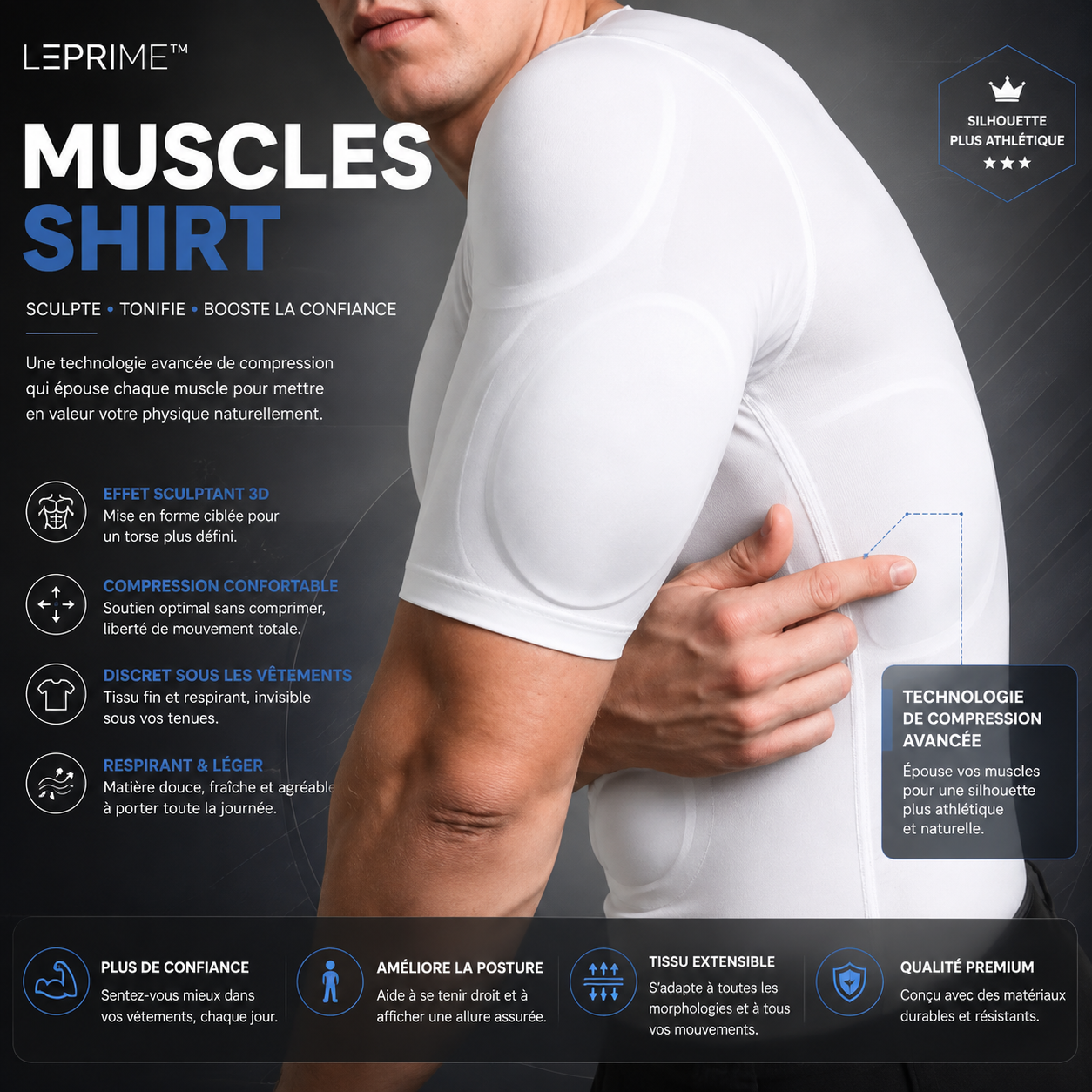 LEPRIME™ muscles shirt