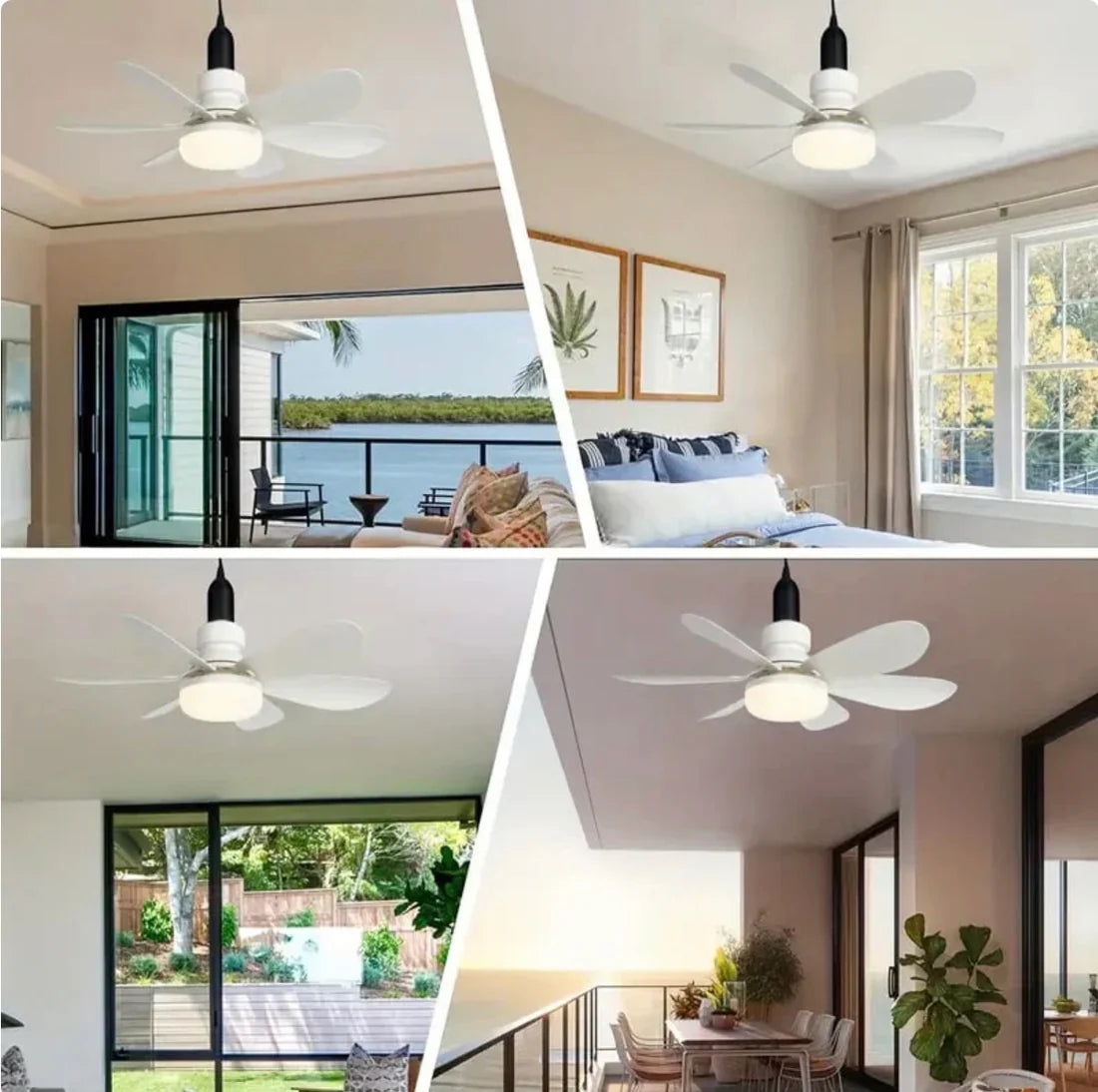 Ventilateur de plafond avec LED