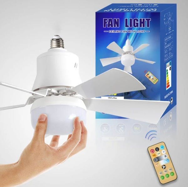 Ventilateur avec lumière à brancher