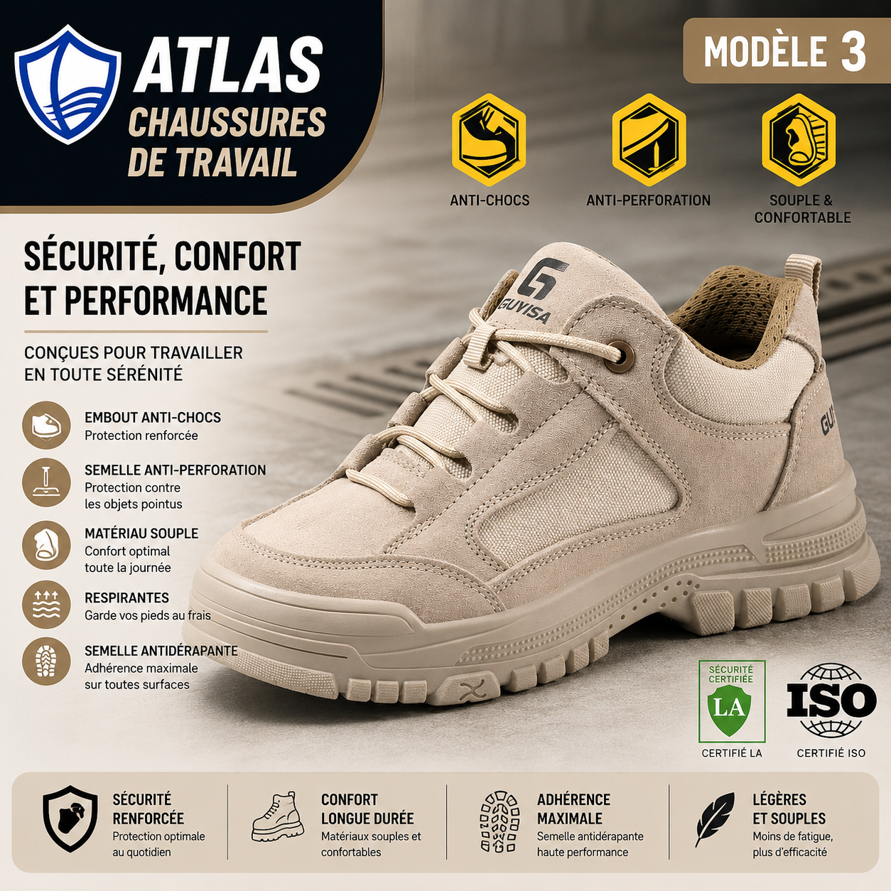 Chaussures de protection cool