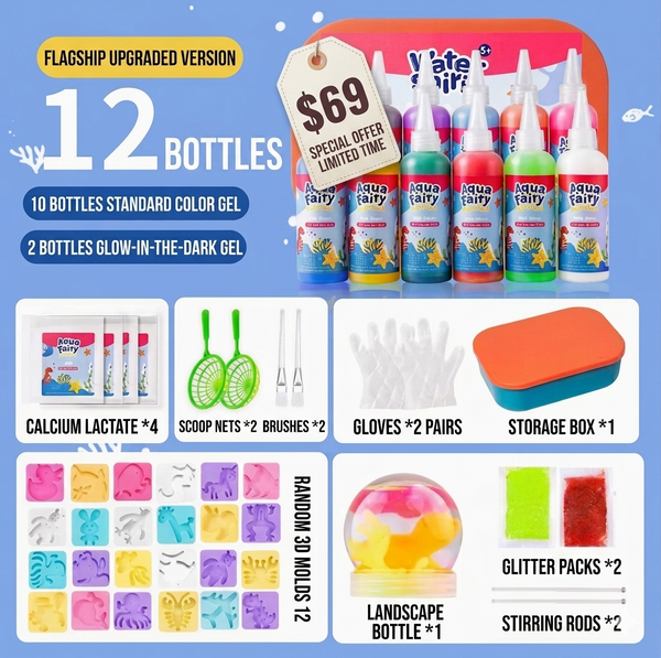 Aqua Fairy™ Water Gel Art Kit