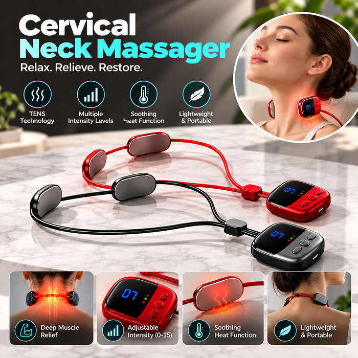 Masseur Cervical EMS Chauffant