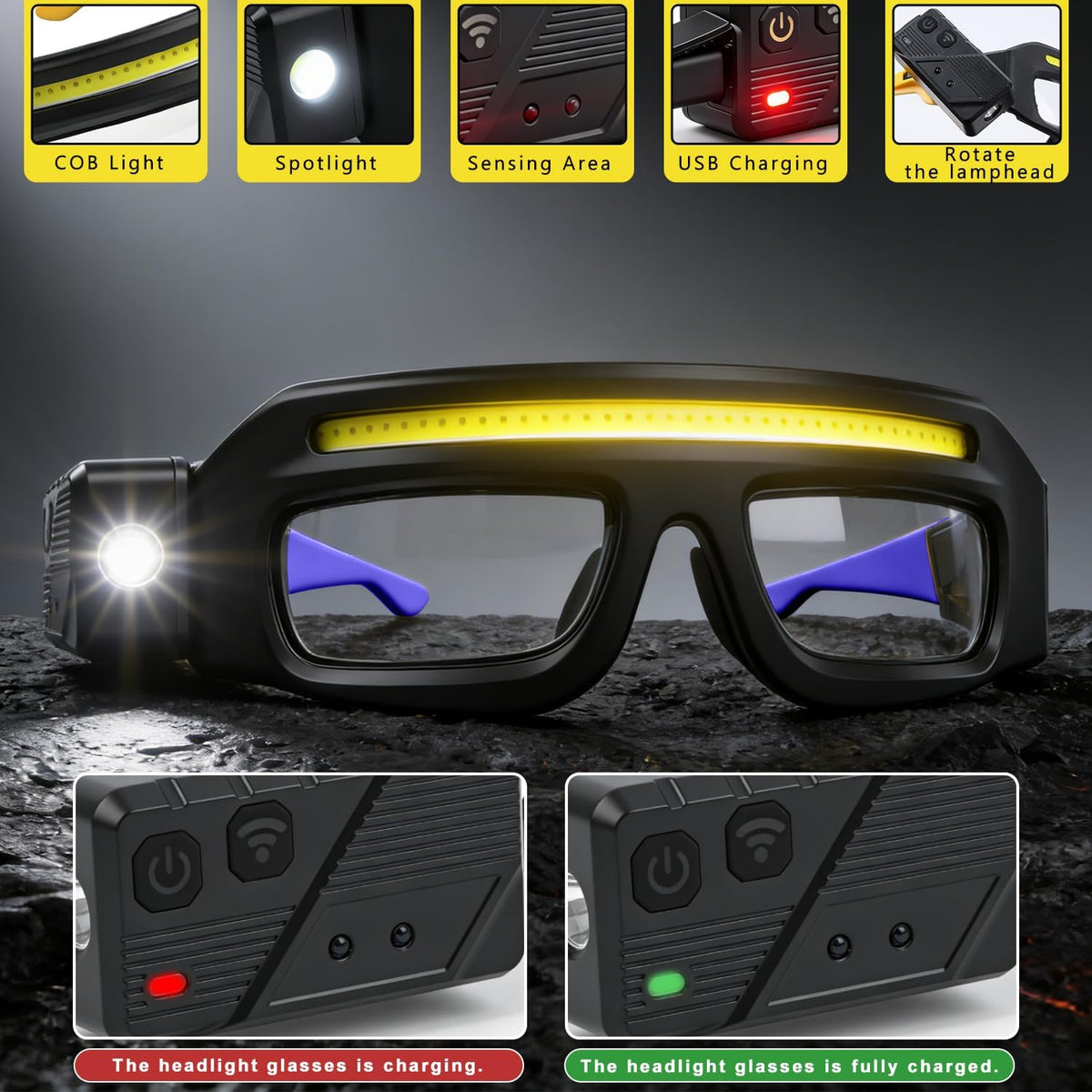 Lunettes LED mains libres — photo 4