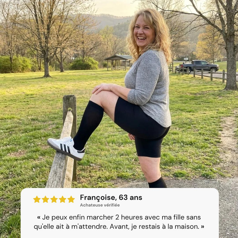 Oxalys - Chaussettes de compression (2 paires)