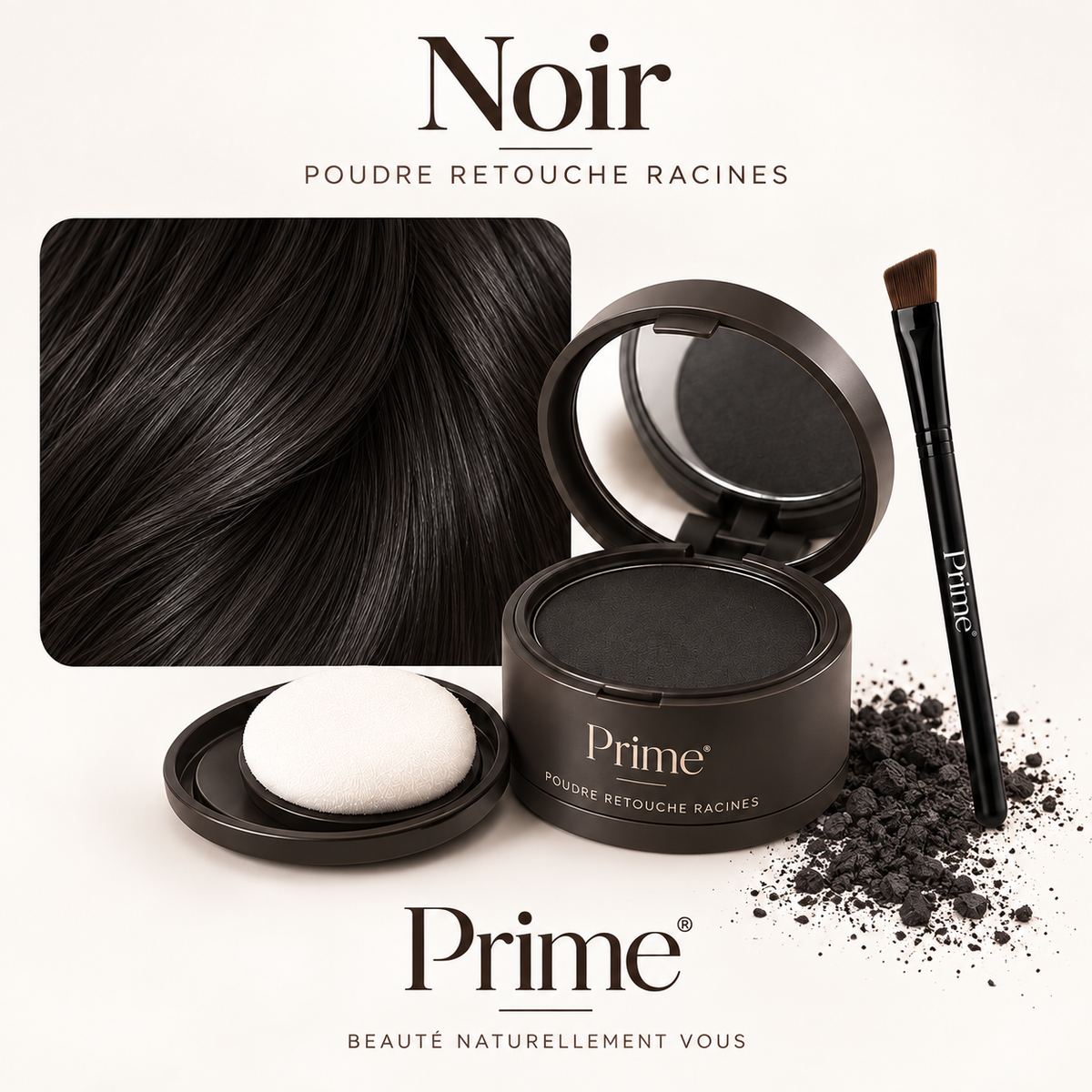 Prime poudre retouche racines - Noir
